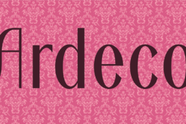 Ardeco Font
