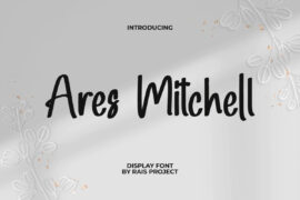 Ares Mitchel Demo Font