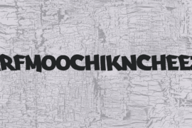 Arfmoochikncheez Font