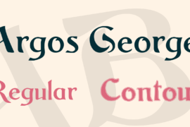 Argos George Font Family
