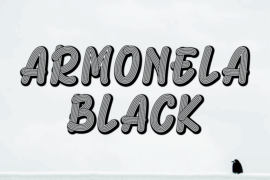 Armonela Black Font