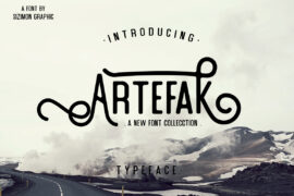 Artefak Typeface Font Family