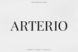 ArterioNonCommercial Font
