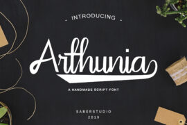 Arthunia Demo Font Font