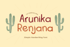 Arunika Renjana Font