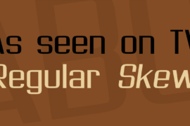 As seen on TV Font Family