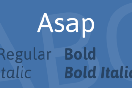 Asap Font Family