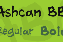 Ashcan BB Font Family