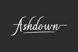 Ashdown Demo Font