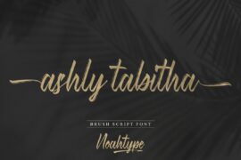 Ashly Tabitha Demo Font