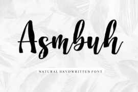Asmbuh Font
