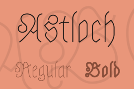 Astloch Font Family