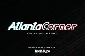 Atlanta Corner Demo Font Family