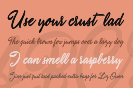 Atmospherica Personal Use Font