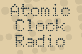 Atomic Clock Radio Font
