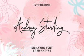 Audrey Sterling Demo Font
