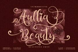 Aullia Beauty Font Family