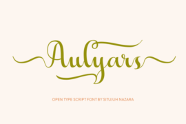 Aulyars Font Family