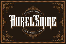 Aurel shine Font