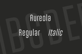 Aureola Font Family