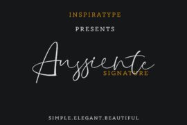 Aussiente Free Version Font