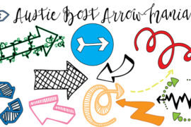Austie Bost Arrow Mania Font