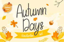 Autumn Days – Personal Use Font Family