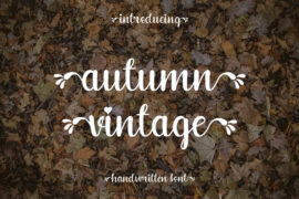 Autumn Vintage Font