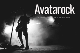 Avatarock Font