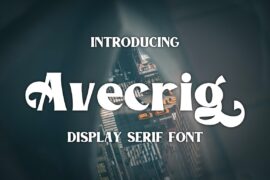 Avecrig Font