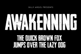 AWAKENNING Font