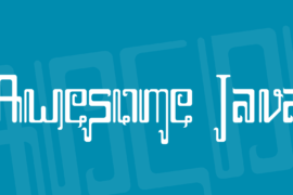 Awesome Java Font