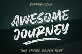 AweSomE JouRneY Font