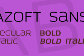 Azoft Sans Font Family