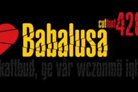 Babalusa Cut Font