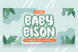 Baby Bison Font