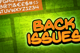 Back Issues BB Font Family