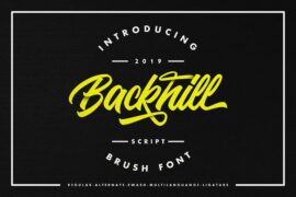 Backhill Free Version Font
