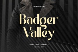 Badger Valley Font