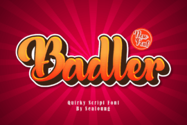 Badler Font