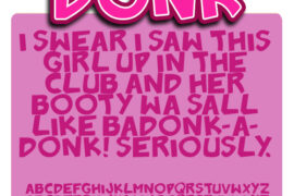 Badonk-a-donk Font