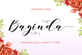 Baginda Script Font