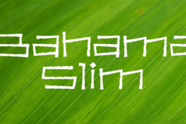 Bahama Slim Font