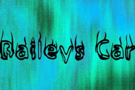 Baileys Car Font