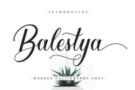 Balestya Medium Font