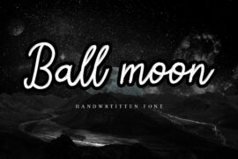 Ball Moon Font