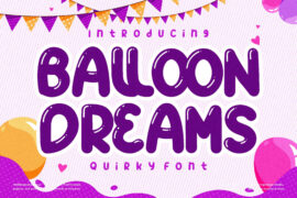 BALLOON DREAMS Font Family