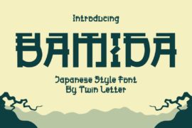 BAMIDA Font