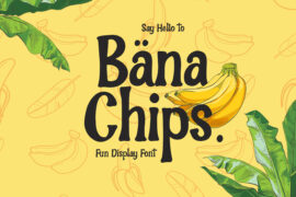 Bana Chips Font