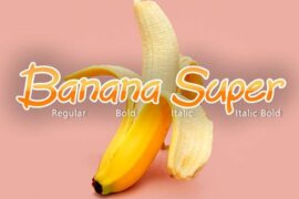 banana super Font